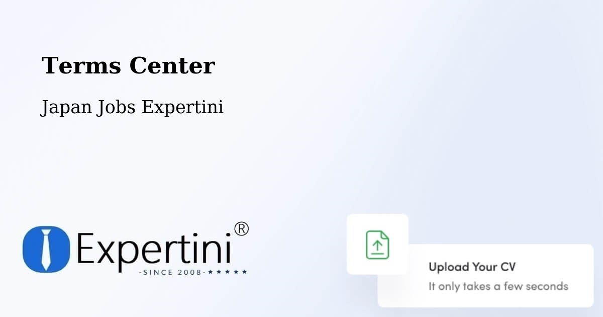 Terms of Service – Narita - Japan Jobs Expertini